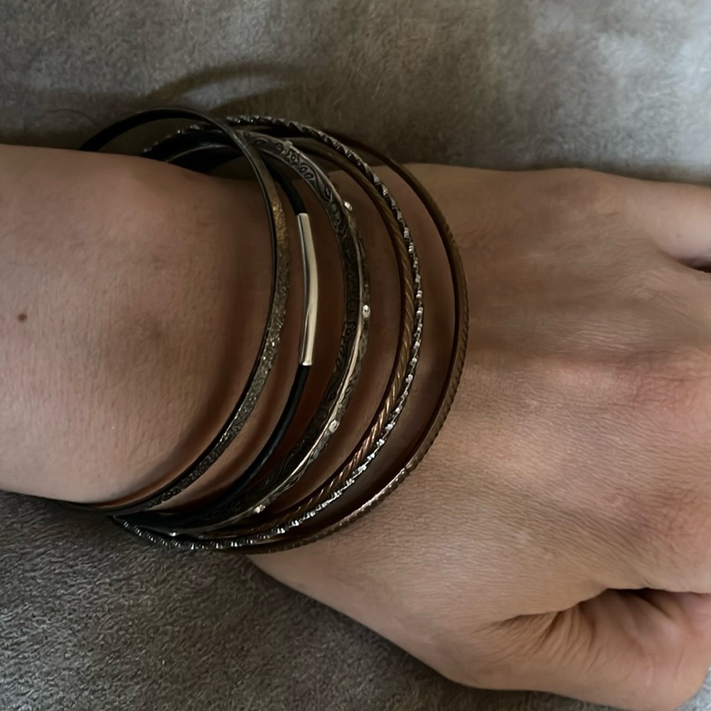 Rocker bracelets 6 total